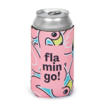 Funda de neopreno aislante hecha a medida para latas de 33 ml color blanco