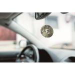 Ambientador de coche hecho a medida con forma personalizada color blanco