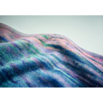Toalla de playa hecha a medida de poliéster y RPET 350 g/m2 color blanco quinta vista