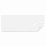 Toalla para deporte hecha a medida de 100% poliéster 170 g/m2 color blanco septima vista