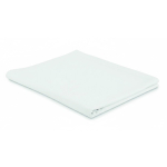 Manta extra fina hecha a medida forro polar 210 g/m2 personalizable color blanco septima vista