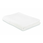 Manta extra fina hecha a medida forro polar 270 g/m2 personalizable color blanco