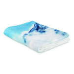 Manta extra fina hecha a medida forro polar 270 g/m2 personalizable color blanco