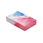 Baraja de 54 cartas de juego hecha a medida con acabado mate color blanco