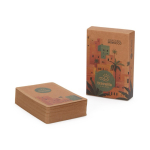 Baraja de 54 cartas de juego hecha a medida de papel kraft color blanco quinta vista