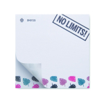 Notas adhesivas blancas cuadradas hechas a medida 100% personalizable color blanco
