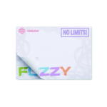 Notas adhesivas blancas rectangulares personalizables hechas a medida color blanco quinta vista