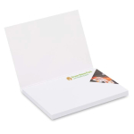 Set de 100 notas adhesivas blancas hechas a medida hecho en UE color blanco quinta vista