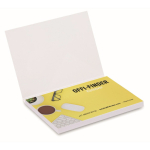 Set de 100 notas adhesivas blancas hechas a medida hecho en UE color blanco