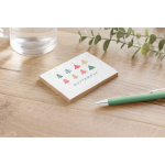 Notas adhesivas de papel de semillas hechas a medida hecho en UE color blanco