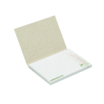 Notas adhesivas hechas a medida con papel de fibras vegetales en la UE color blanco quinta vista