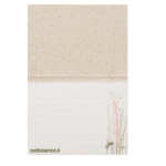 Notas adhesivas hechas a medida con papel de fibras vegetales en la UE color blanco quinta vista