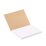 Notas adhesivas papel reciclado tapa blanda hechas a medida hecho UE color blanco septima vista