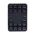 Funda adhesiva para el teléfono hecha a medida con 20 ventosas color negro septima vista