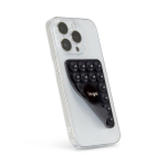 Funda adhesiva para el teléfono hecha a medida con 20 ventosas color negro tercera vista