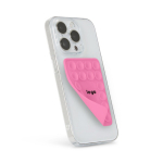 Funda adhesiva para el teléfono hecha a medida con 20 ventosas color rosa tercera vista