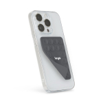 Funda adhesiva para el teléfono hecha a medida con 20 ventosas color gris topo tercera vista