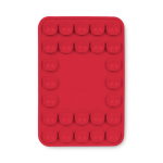 Funda adhesiva para el teléfono hecha a medida con 26 ventosas color rojo septima vista