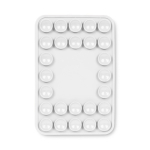 Funda adhesiva para el teléfono hecha a medida con 26 ventosas color blanco septima vista
