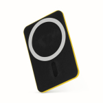 Funda adhesiva para el teléfono hecha a medida con 26 ventosas color amarillo tercera vista