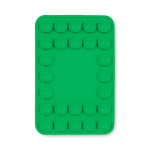 Funda adhesiva para el teléfono hecha a medida con 26 ventosas color verde septima vista