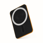 Funda adhesiva para el teléfono hecha a medida con 26 ventosas color naranja tercera vista