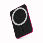 Funda adhesiva para el teléfono hecha a medida con 26 ventosas color fucsia tercera vista