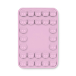 Funda adhesiva para el teléfono hecha a medida con 26 ventosas color rosa claro septima vista