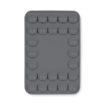 Funda adhesiva para el teléfono hecha a medida con 26 ventosas color gris topo septima vista