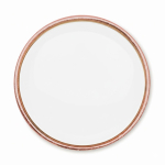 Pin metálico redondo hecho a medida para personalizar a todo color color oro rosa septima vista