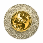 Pin metálico redondo hecho a medida para personalizar a todo color color nude tercera vista