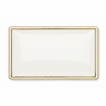 Pin de hierro en forma de rectángulo hecho a medida para personalizar color dorado septima vista
