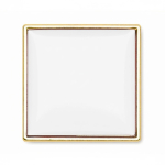 Pin de hierro en forma cuadrada hecho a medida para personalizar color dorado septima vista