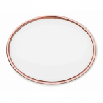 Pin metálico ovalado hecho a medida para personalizar a todo color color oro rosa septima vista