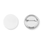 Chapas de forma redonda hechas a medida en distintos tamaños color blanco septima vista
