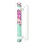 Esterilla de yoga hecha a medida hecha de microfibra y caucho color blanco quinta vista