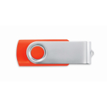 USB personalizable hecho a medida con carcasa de ABS Techmate color rojo septima vista