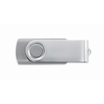 USB personalizable hecho a medida con carcasa de ABS Techmate color gris septima vista