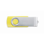 USB personalizable hecho a medida con carcasa de ABS Techmate color amarillo septima vista
