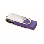 USB personalizable hecho a medida con carcasa de ABS Techmate color violeta