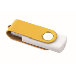 Memoria USB hecha a medida con carcasa giratoria de color techmate color dorado