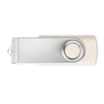 Memoria USB hecha a medida con carcasa hecha de paja y trigo color blanco roto septima vista