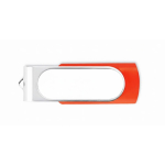 Memoria USB de color hecha a medida con carcasa personalizable color rojo septima vista