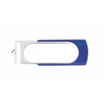 Memoria USB de color hecha a medida con carcasa personalizable color azul real septima vista
