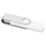 Memoria USB de colores hecha a medida con conexión tipo C color blanco