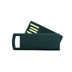 USB giratorio hecho a medida de aluminio fino con opción para colgar color negro septima vista