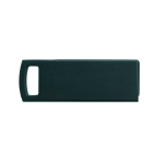 USB giratorio hecho a medida de aluminio fino con opción para colgar color negro septima vista