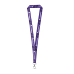 Lanyard de RPET fabricado en UE con mosquetón de gatillo varios colores