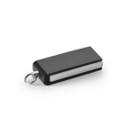 Memoria USB de aluminio y tamaño mini con formato giratorio color negro