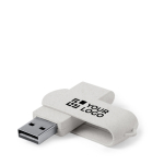 Memoria USB de caña de trigo con carcasa giratoria protectora vista principal